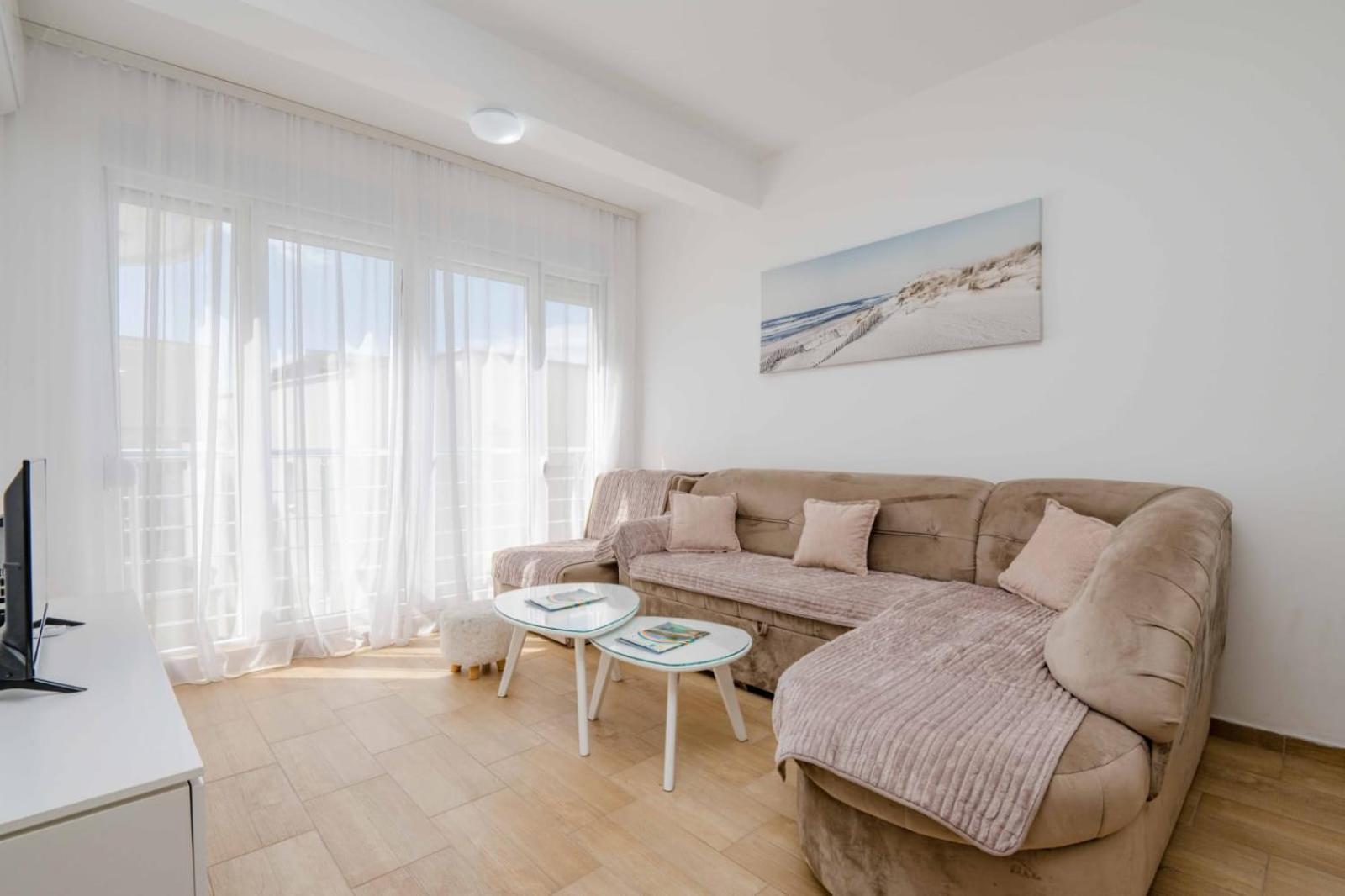 1Bd Modern Apt In Dobra Voda With Roof Access "Moka" バール エクステリア 写真