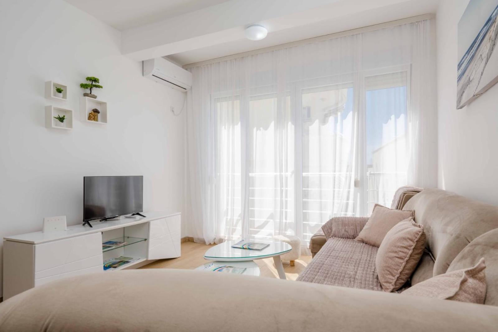 1Bd Modern Apt In Dobra Voda With Roof Access "Moka" バール エクステリア 写真